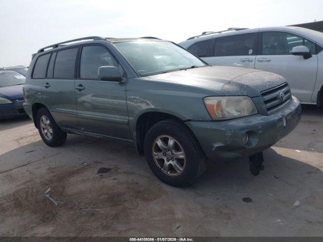  Salvage Toyota Highlander