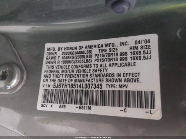 Honda Element Ex Image 6