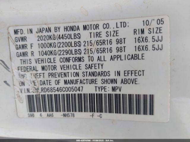 Honda CR-V Lx Image 12